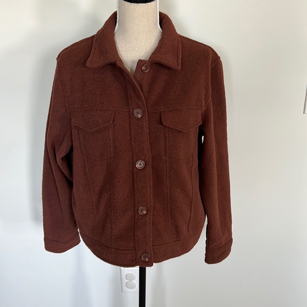 Joie Brown Shacket Size Large